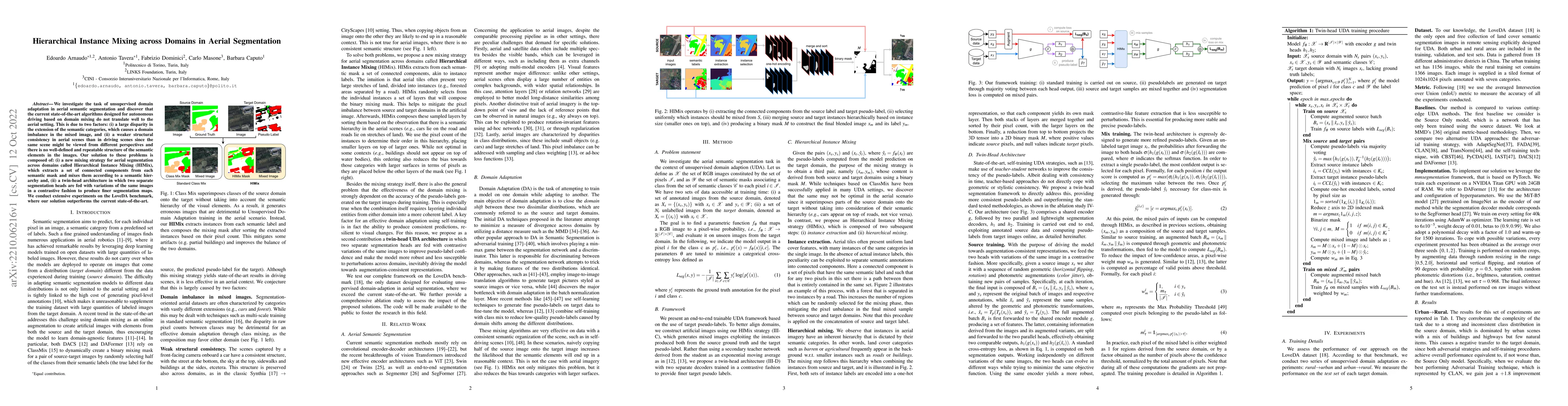 Thumbnail for Hierarchical Instance Mixing across Domains in Aerial Segmentation