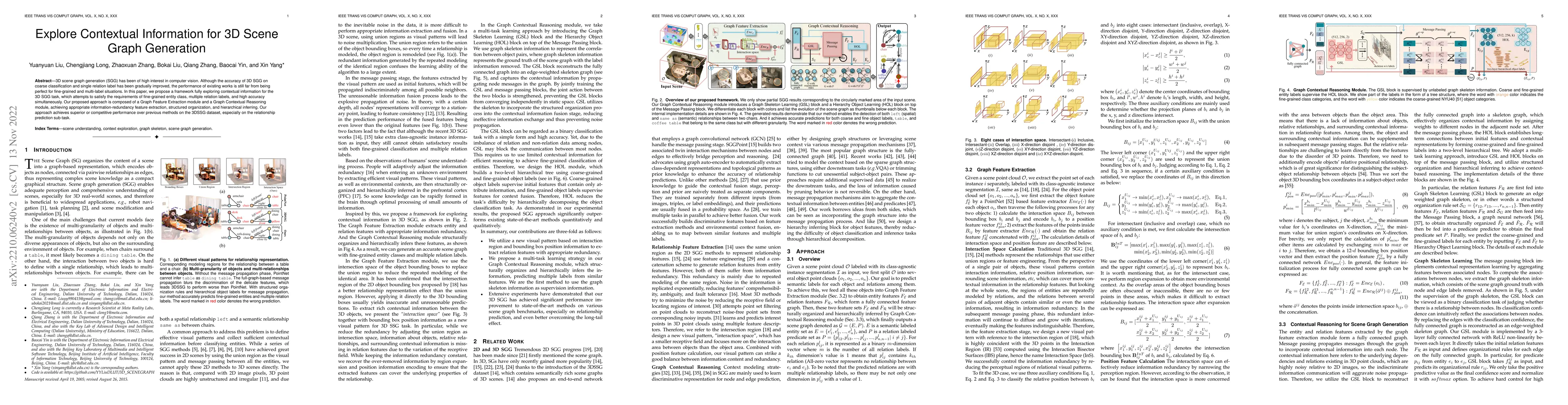Thumbnail for Explore Contextual Information for 3D Scene Graph Generation