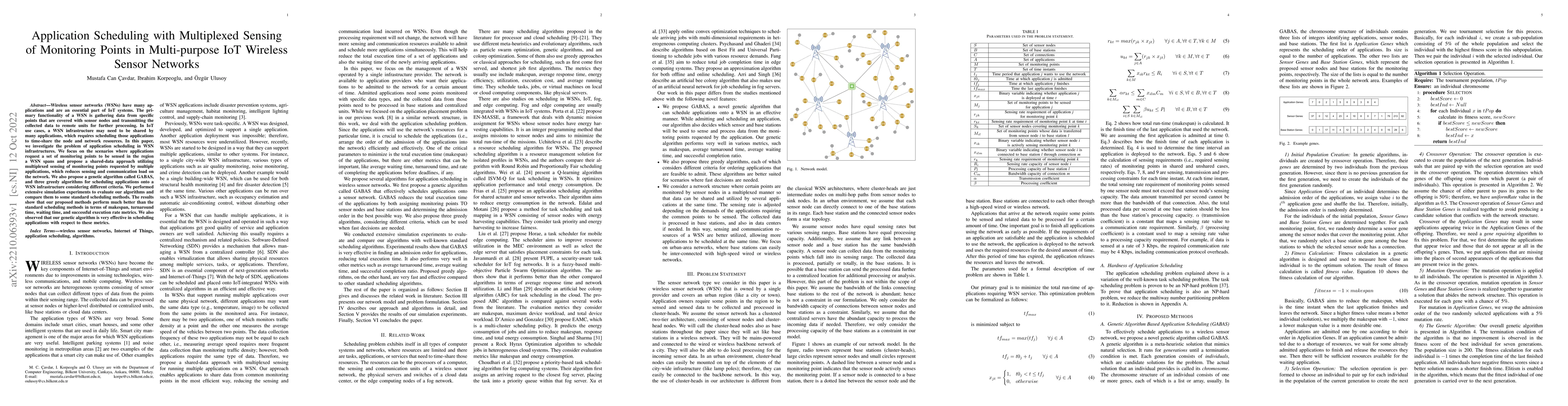 Thumbnail for Application Scheduling with Multiplexed Sensing of Monitoring Points in
  Multi-purpose IoT Wireless Sensor Networks