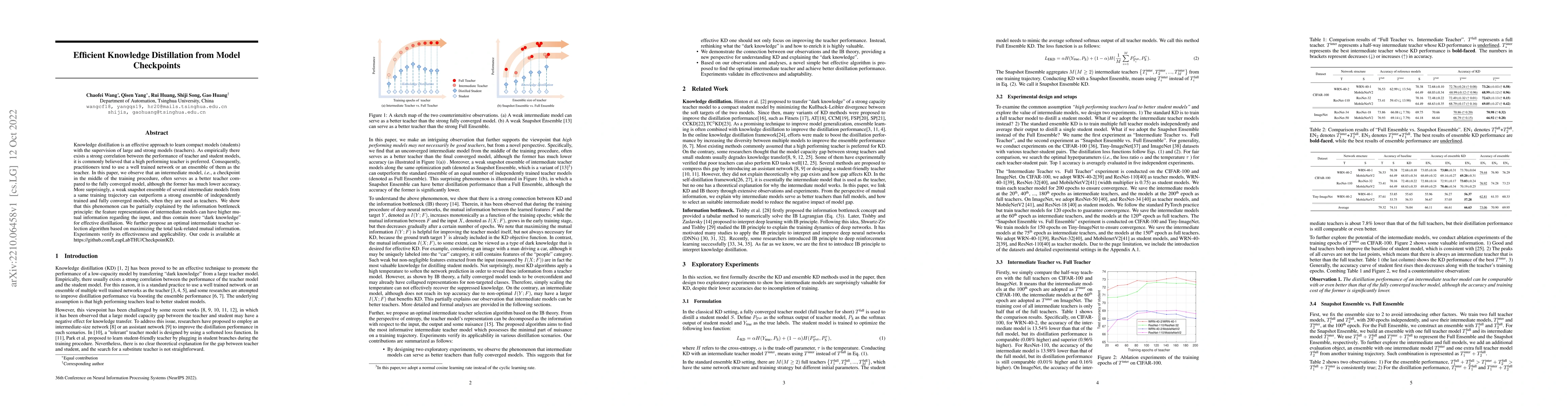 Thumbnail for Efficient Knowledge Distillation from Model Checkpoints