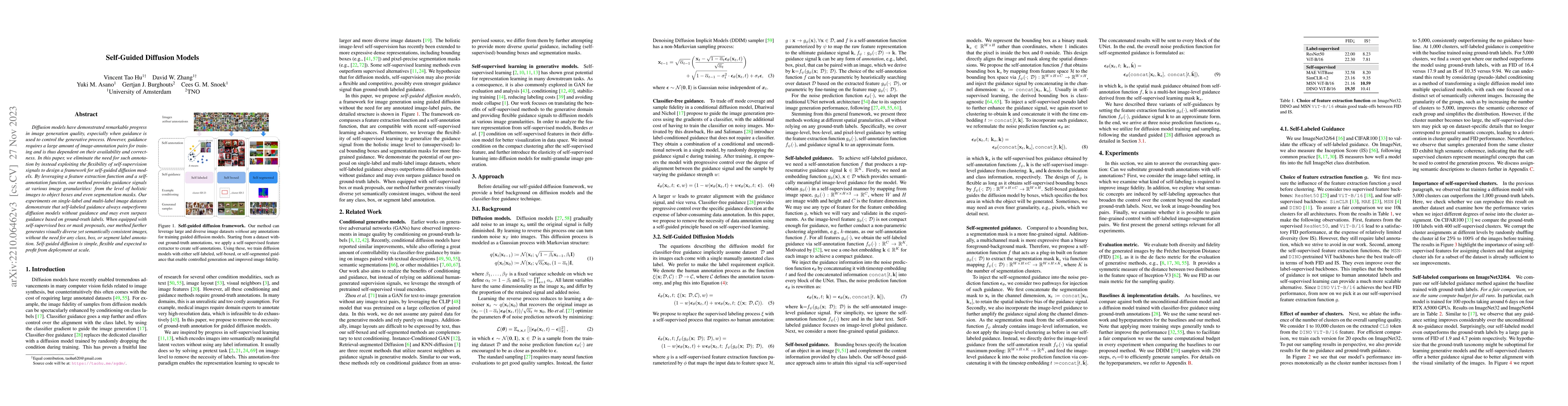 Thumbnail for Self-Guided Diffusion Models