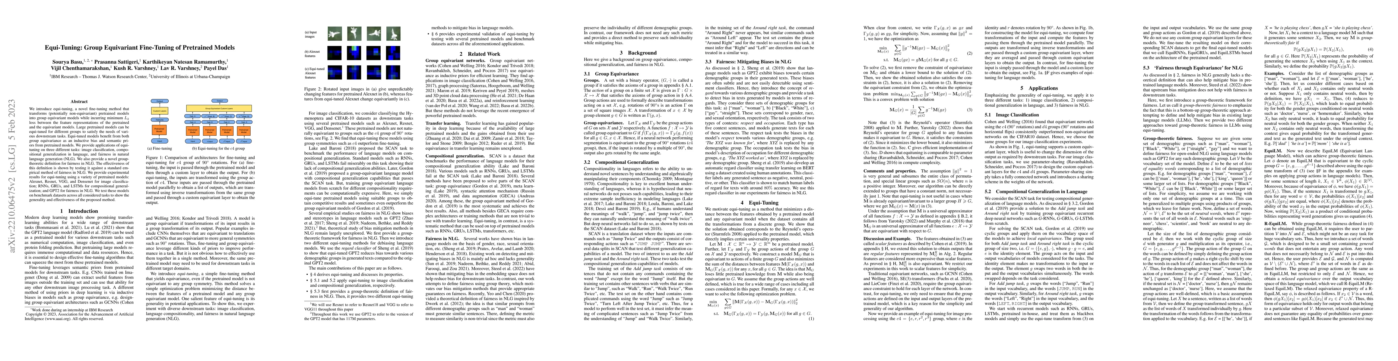 Thumbnail for Equi-Tuning: Group Equivariant Fine-Tuning of Pretrained Models