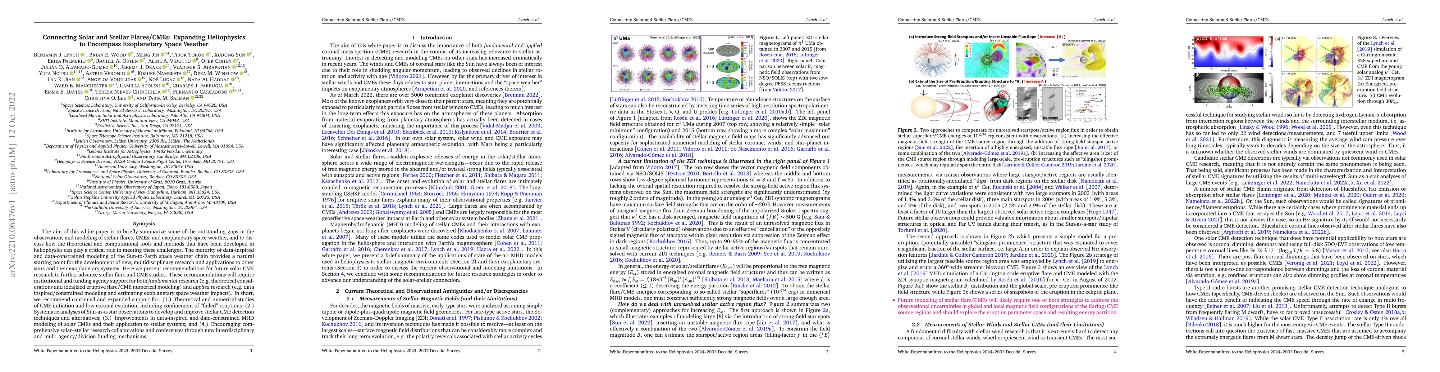 Thumbnail for Connecting Solar and Stellar Flares/CMEs: Expanding Heliophysics to
  Encompass Exoplanetary Space Weather