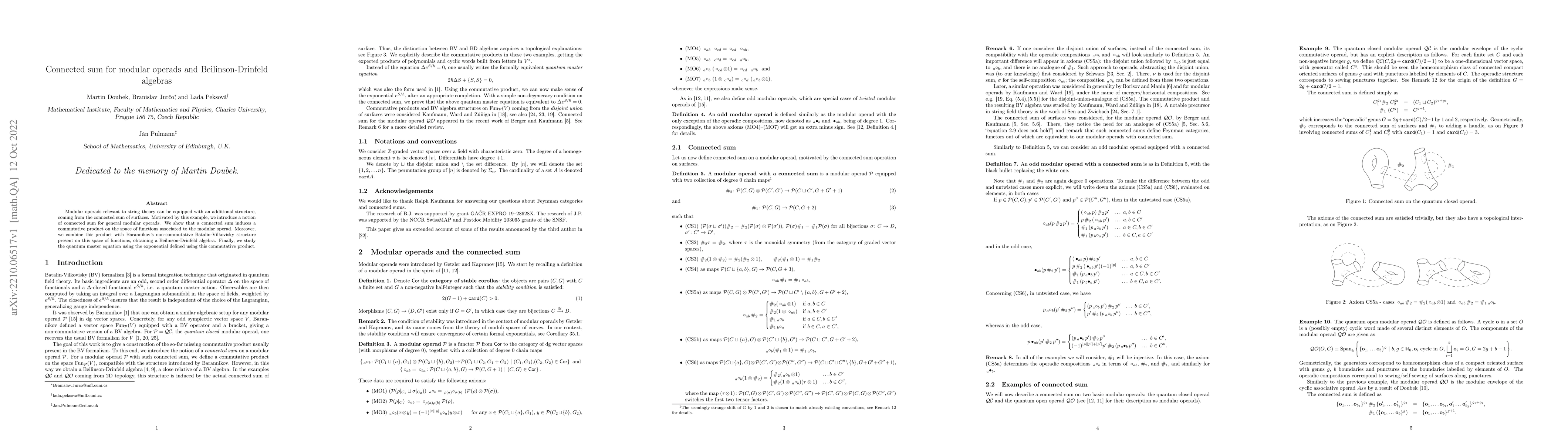 Thumbnail for Connected sum for modular operads and Beilinson-Drinfeld algebras