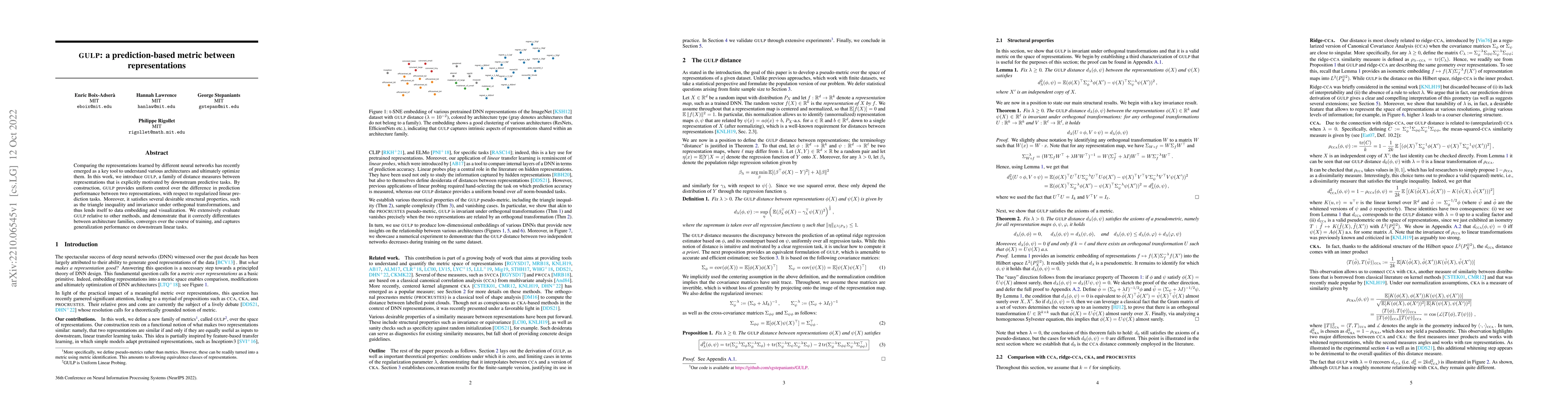 Thumbnail for GULP: a prediction-based metric between representations