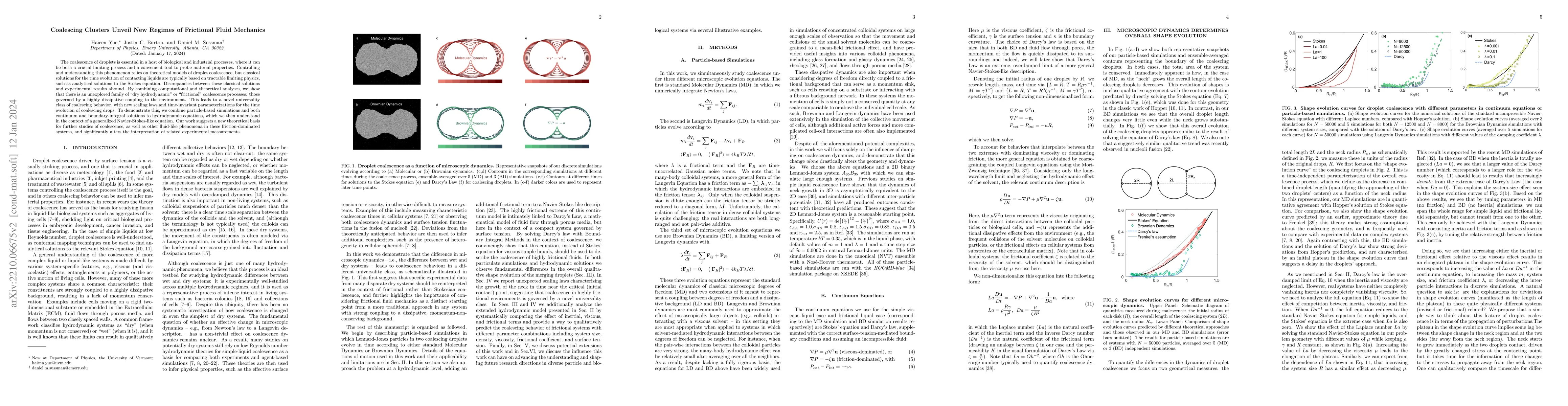 Thumbnail for Coalescing Clusters Unveil New Regimes of Frictional Fluid Mechanics