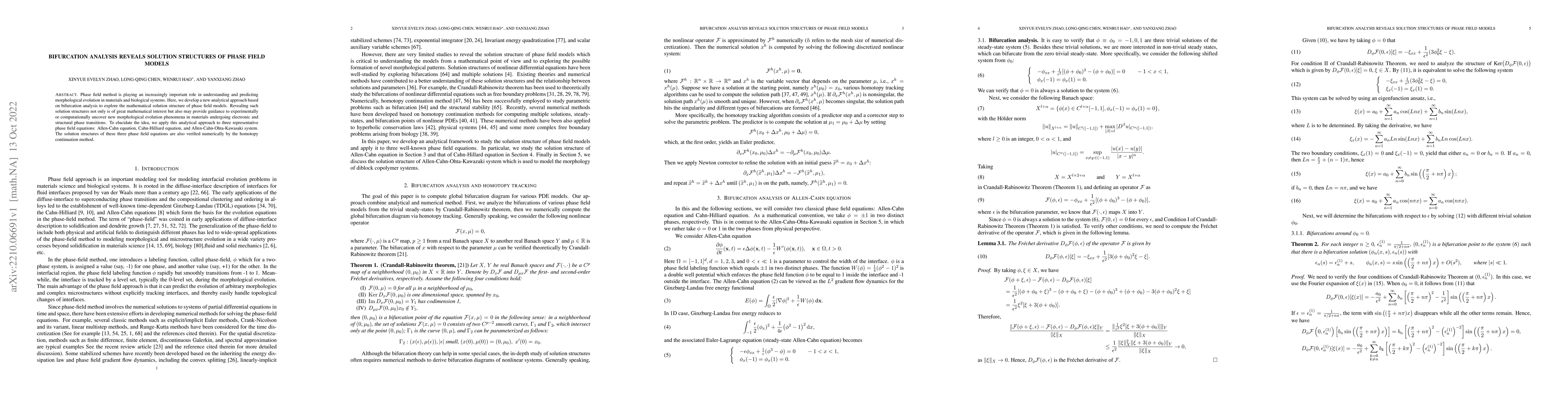 Thumbnail for Bifurcation Analysis Reveals Solution Structures of Phase Field Models