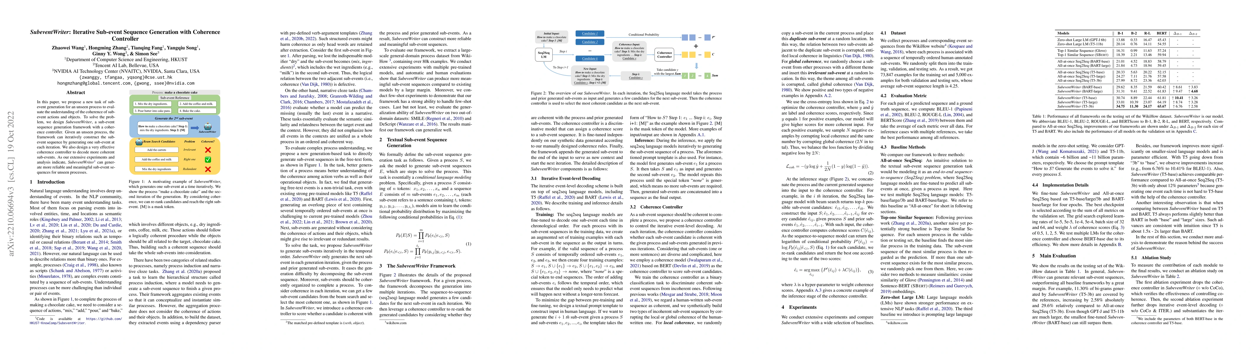 Thumbnail for SubeventWriter: Iterative Sub-event Sequence Generation with Coherence
  Controller