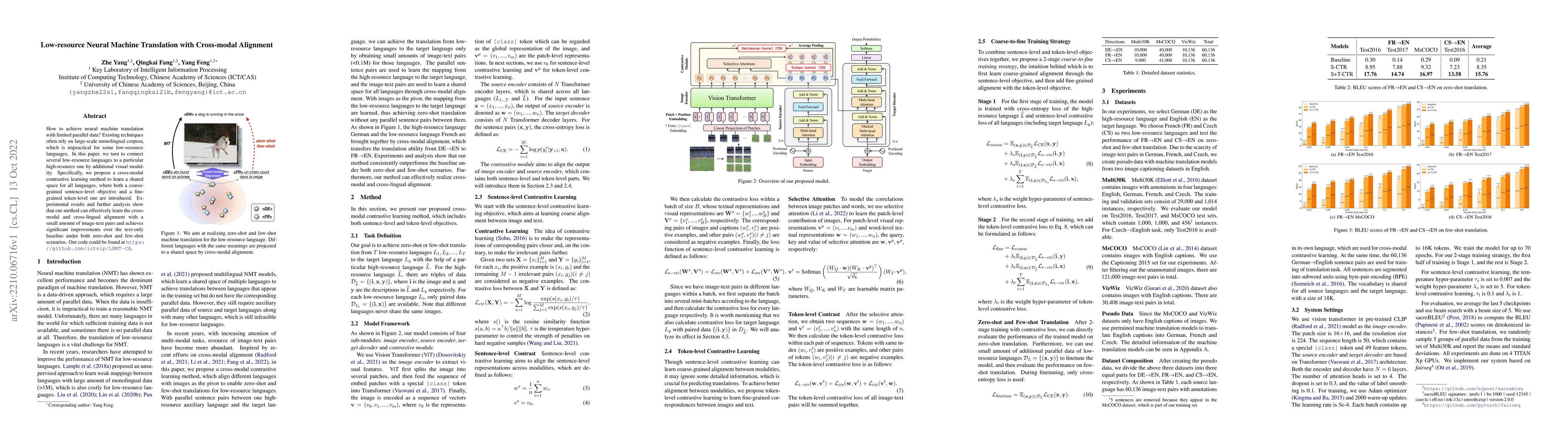 Thumbnail for Low-resource Neural Machine Translation with Cross-modal Alignment