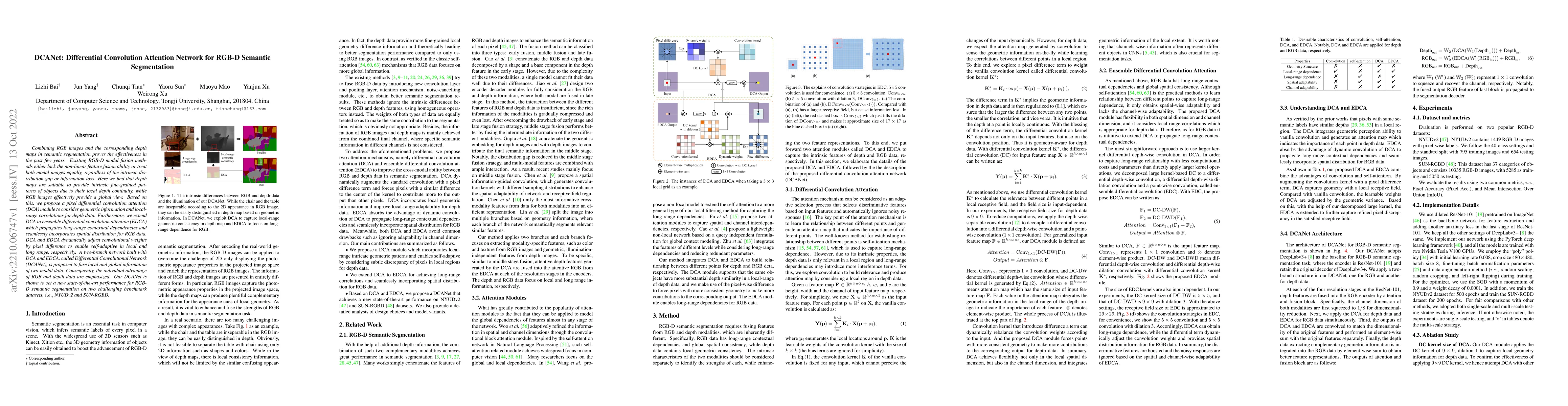 Thumbnail for DCANet: Differential Convolution Attention Network for RGB-D Semantic
  Segmentation