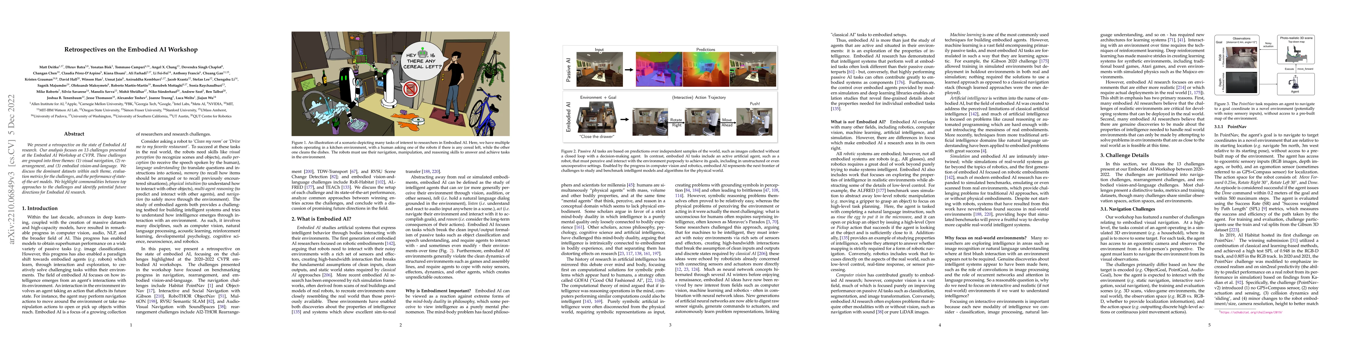 Thumbnail for Retrospectives on the Embodied AI Workshop