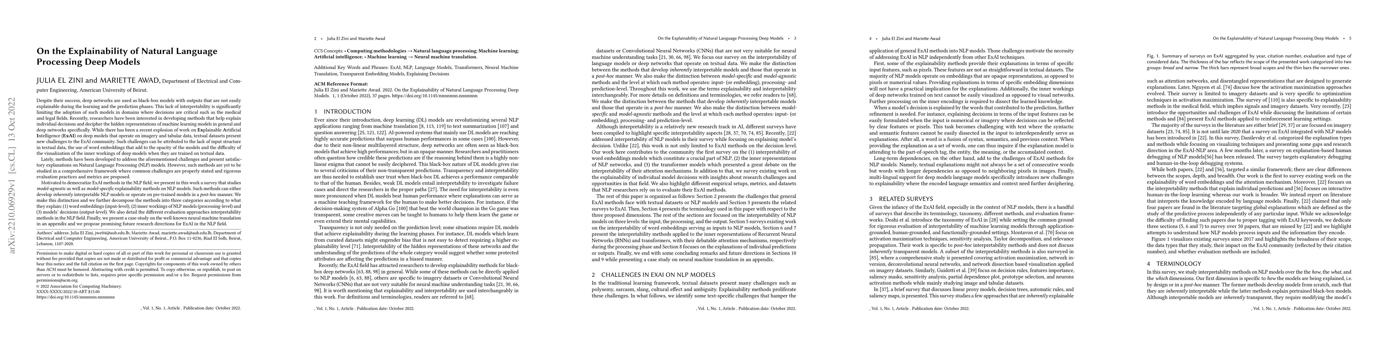 Thumbnail for On the Explainability of Natural Language Processing Deep Models