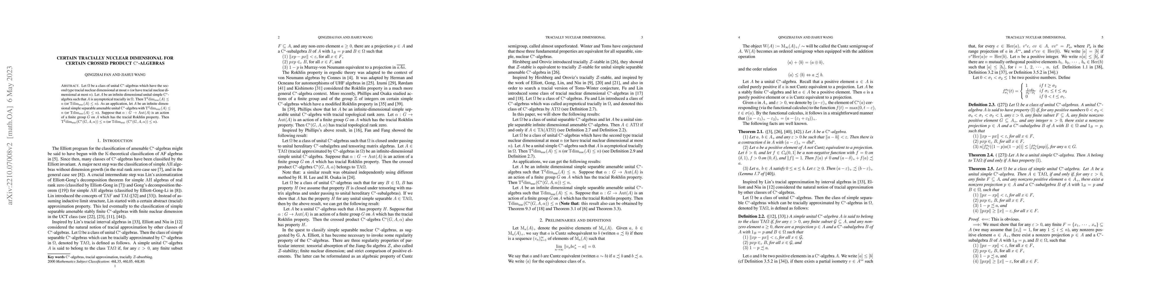 Thumbnail for Certain tracially nuclear dimensional for certain crossed product ${\rm
  C^*}$-algebras