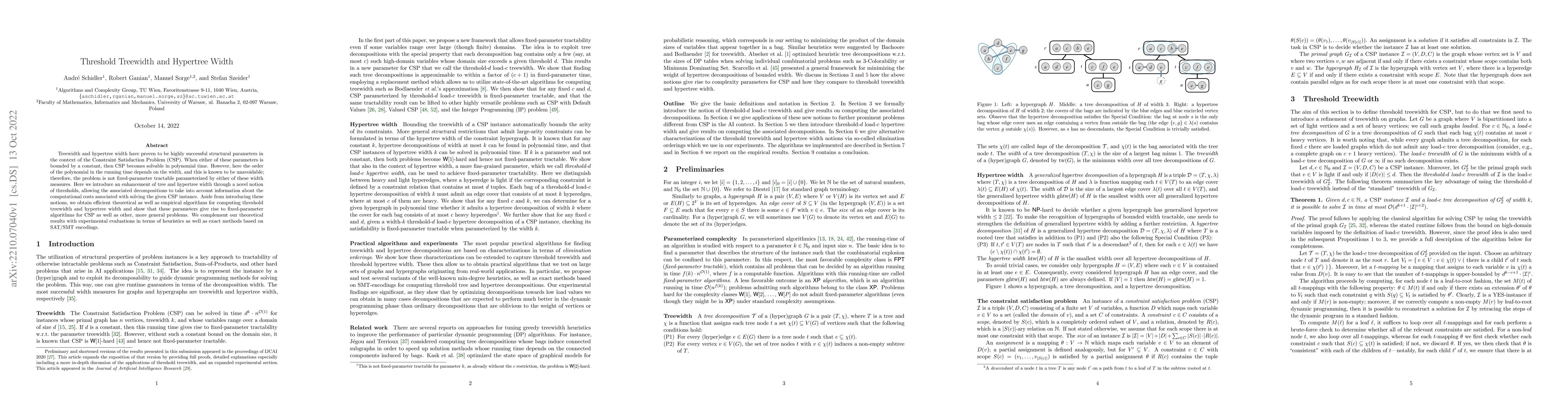 Thumbnail for Threshold Treewidth and Hypertree Width