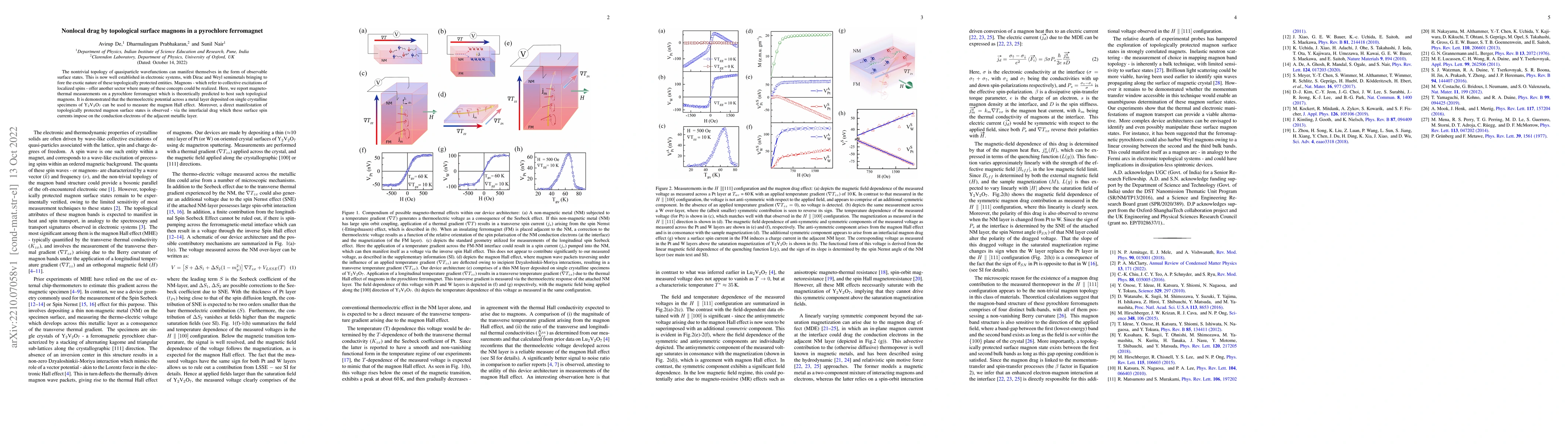 Thumbnail for Nonlocal drag by topological surface magnons in a pyrochlore ferromagnet