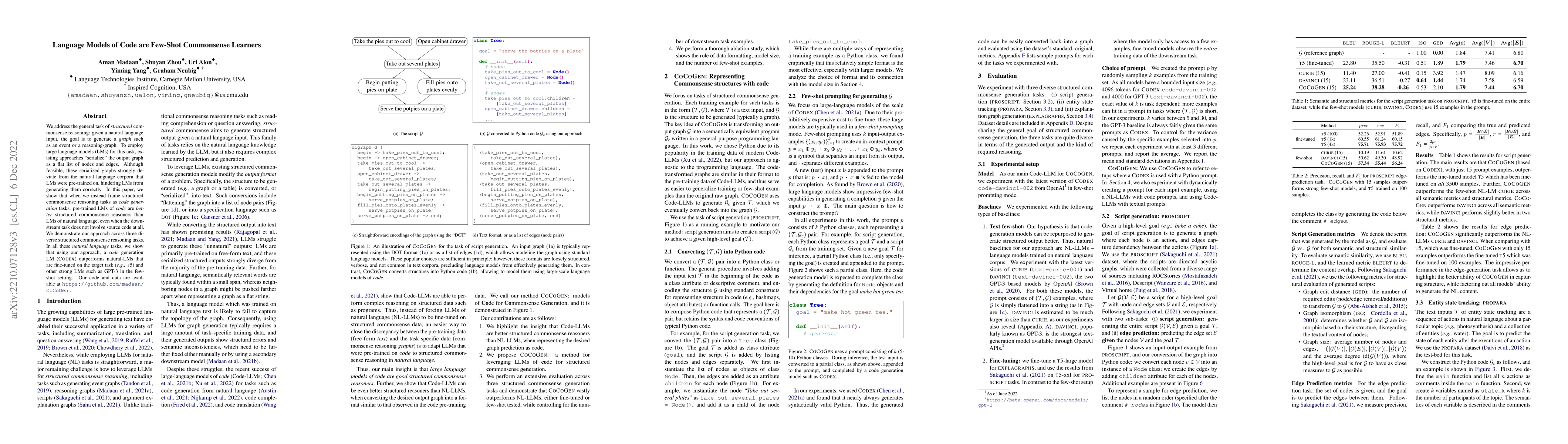 Thumbnail for Language Models of Code are Few-Shot Commonsense Learners