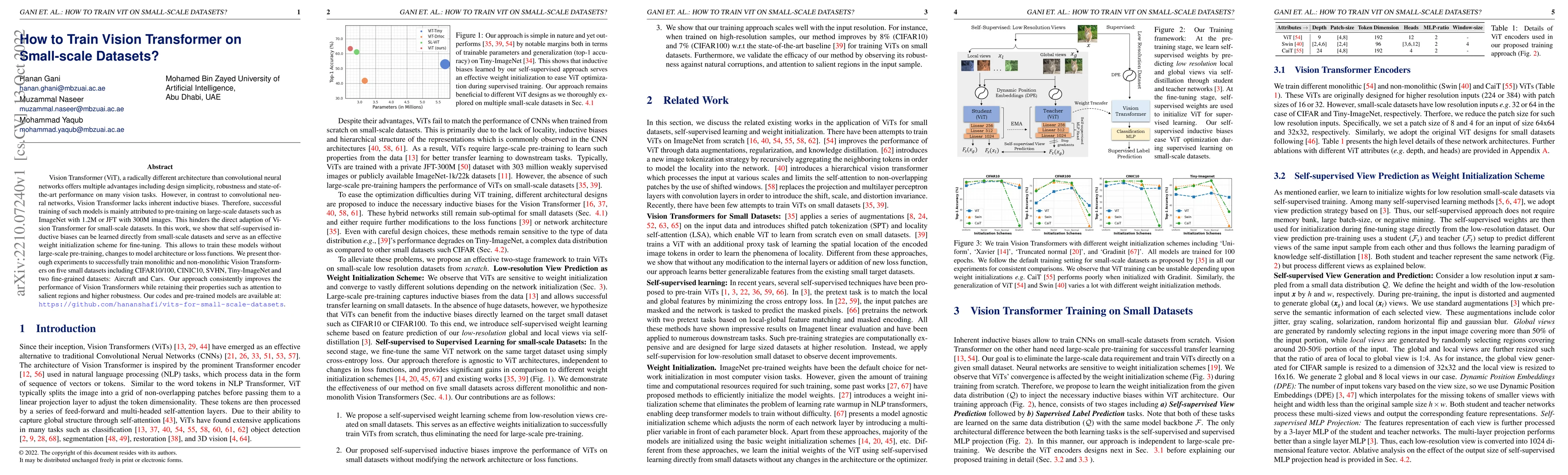 Thumbnail for How to Train Vision Transformer on Small-scale Datasets?
