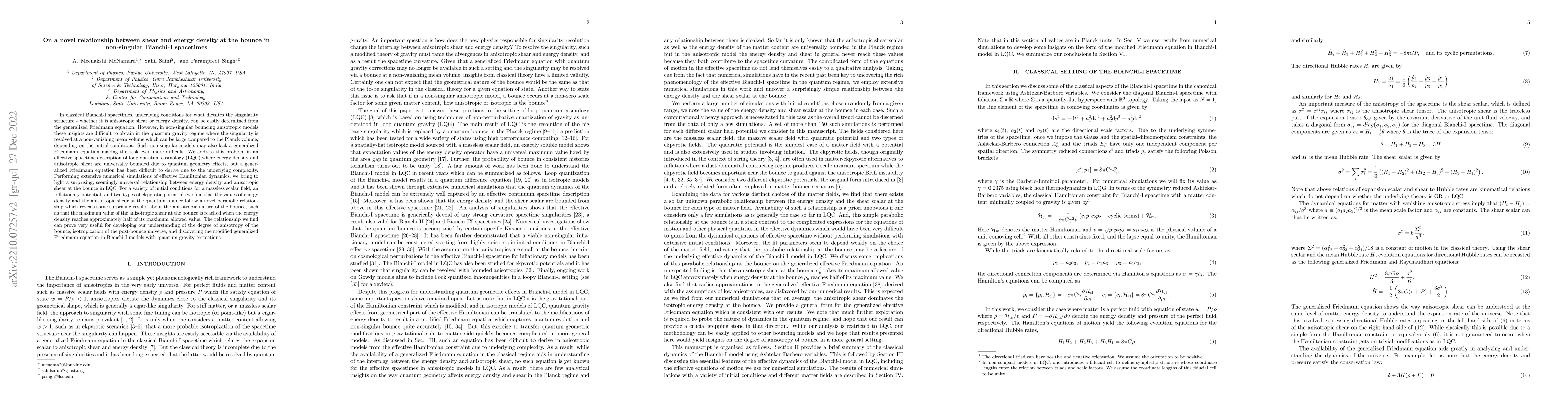 Thumbnail for On a novel relationship between shear and energy density at the bounce
  in non-singular Bianchi-I spacetimes