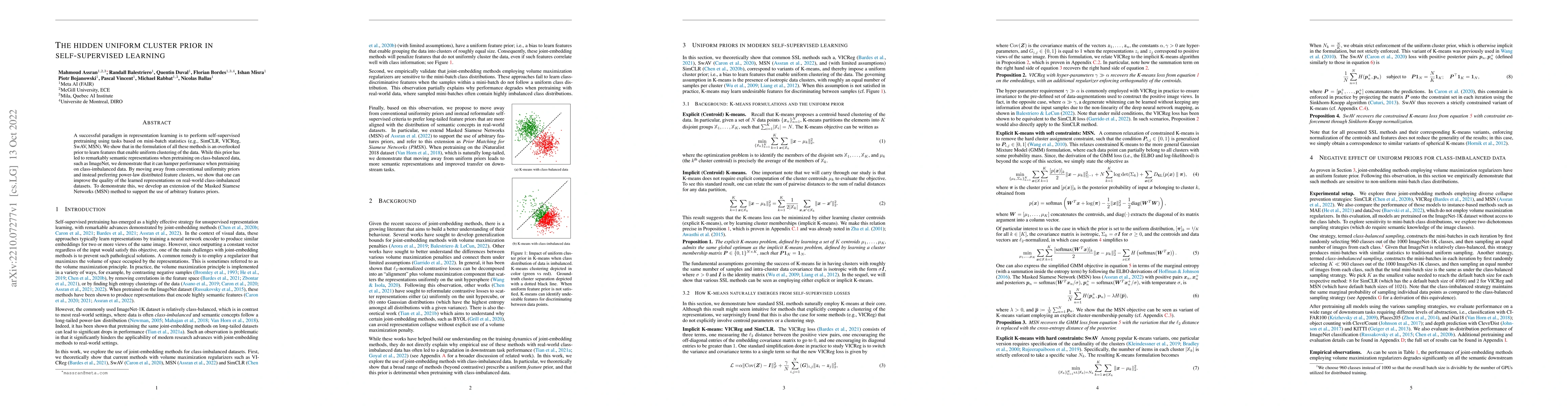 Thumbnail for The Hidden Uniform Cluster Prior in Self-Supervised Learning