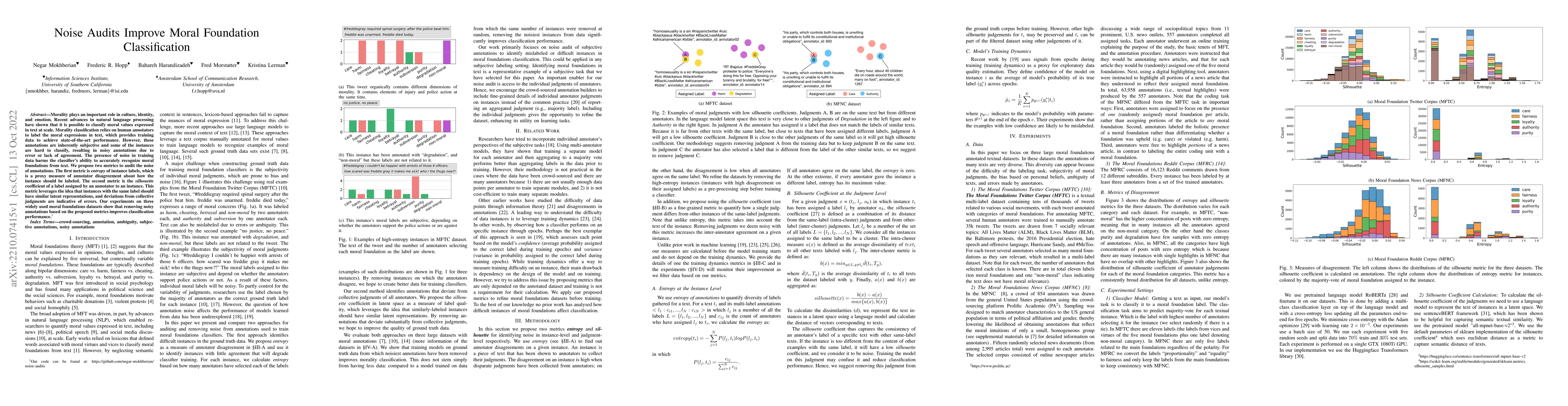 Thumbnail for Noise Audits Improve Moral Foundation Classification