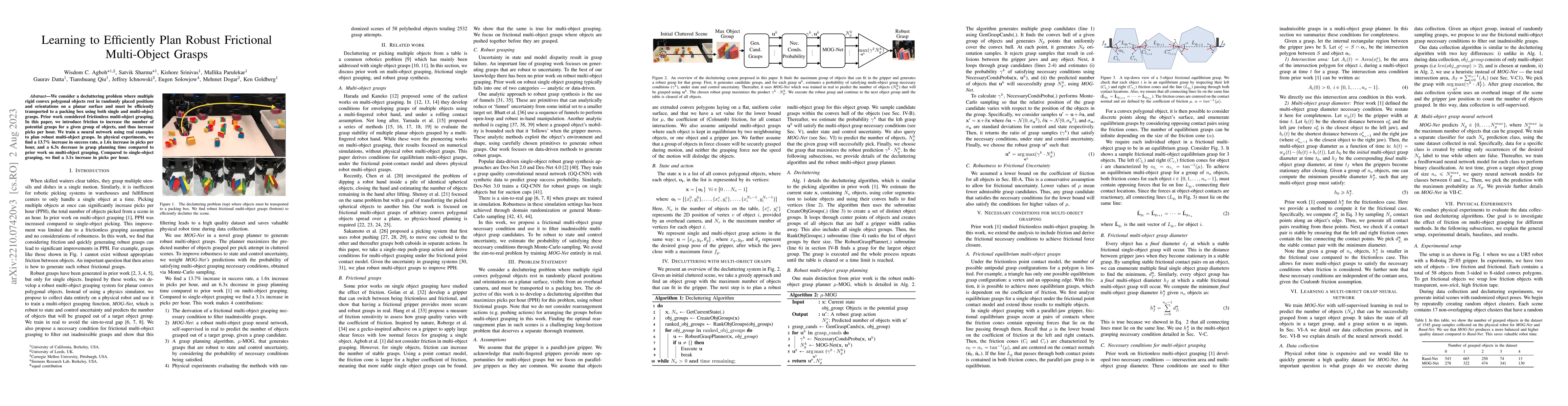 Thumbnail for Learning to Efficiently Plan Robust Frictional Multi-Object Grasps