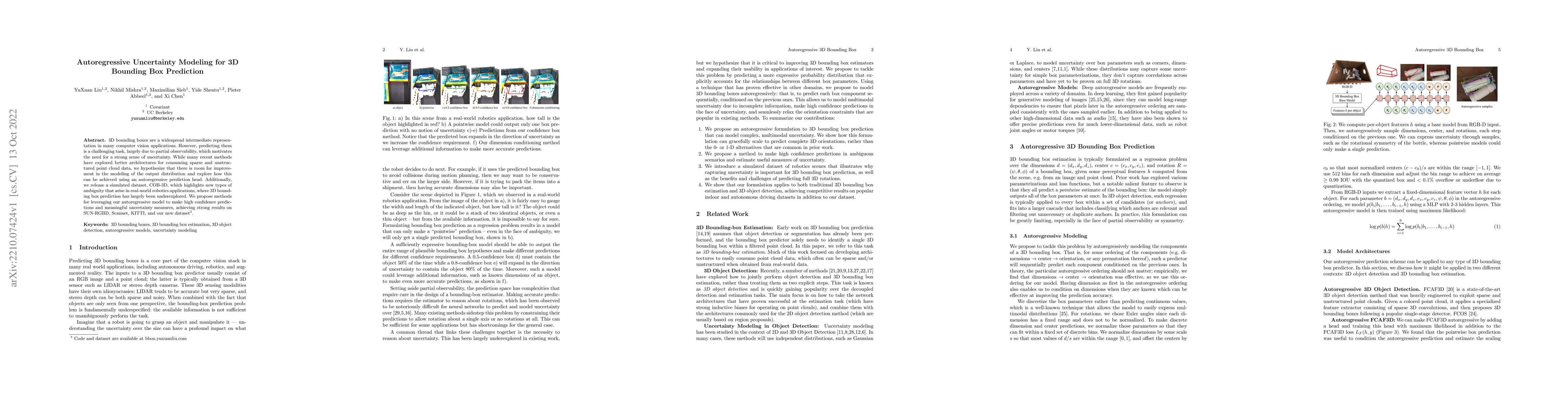 Thumbnail for Autoregressive Uncertainty Modeling for 3D Bounding Box Prediction