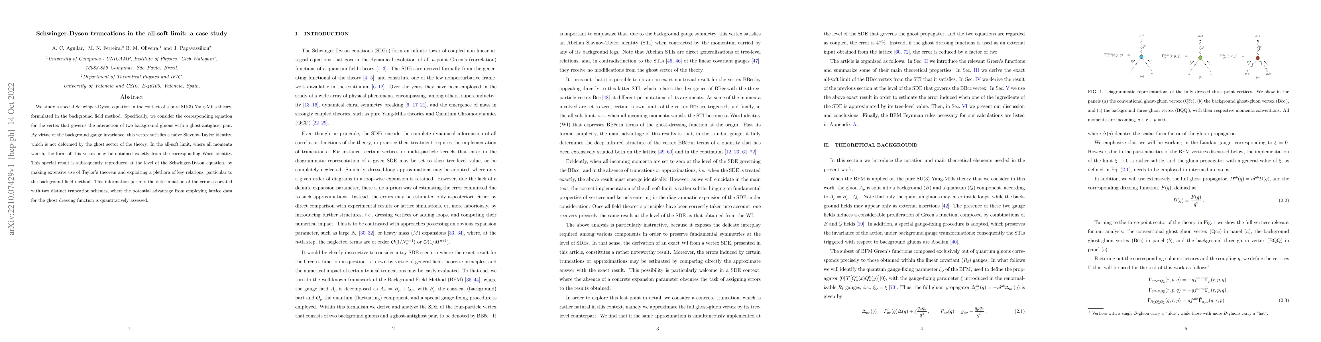 Thumbnail for Schwinger-Dyson truncations in the all-soft limit: a case study