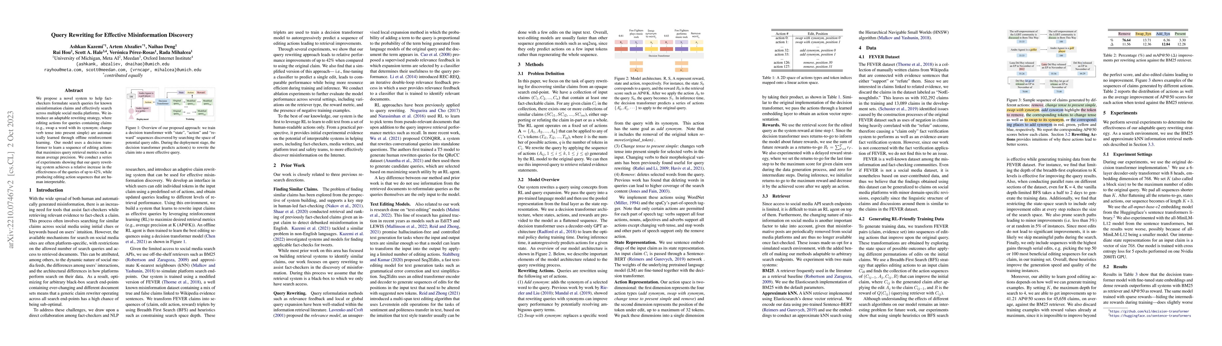 Thumbnail for Query Rewriting for Effective Misinformation Discovery