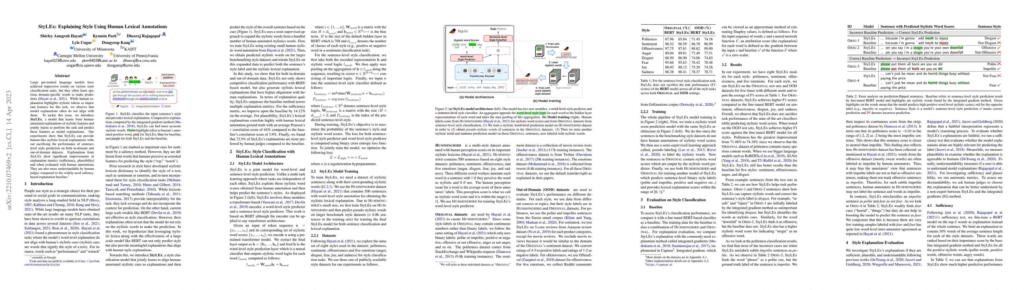 Thumbnail for StyLEx: Explaining Style Using Human Lexical Annotations