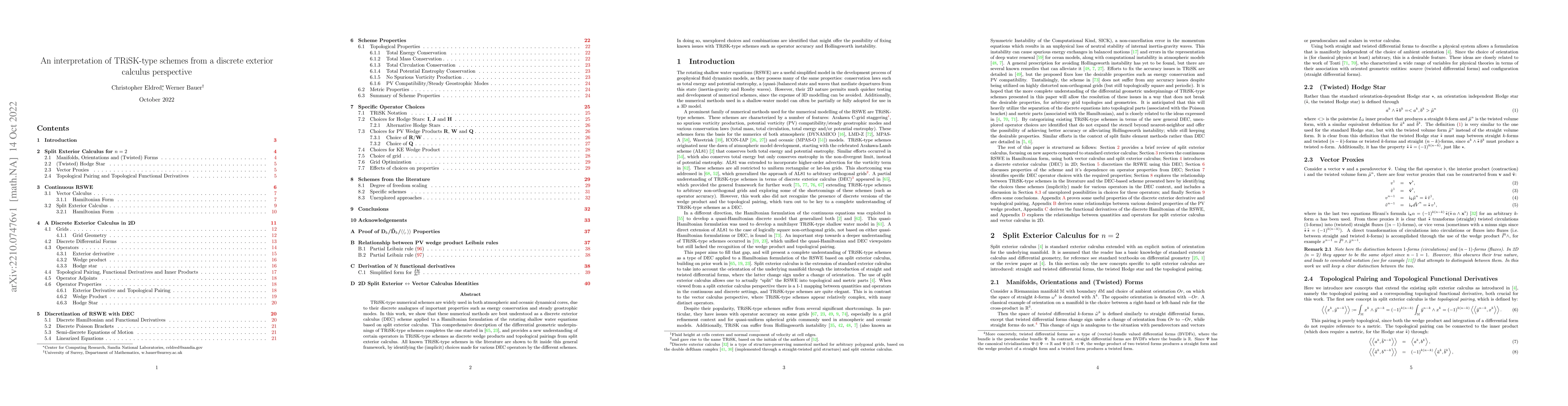 Thumbnail for An interpretation of TRiSK-type schemes from a discrete exterior
  calculus perspective