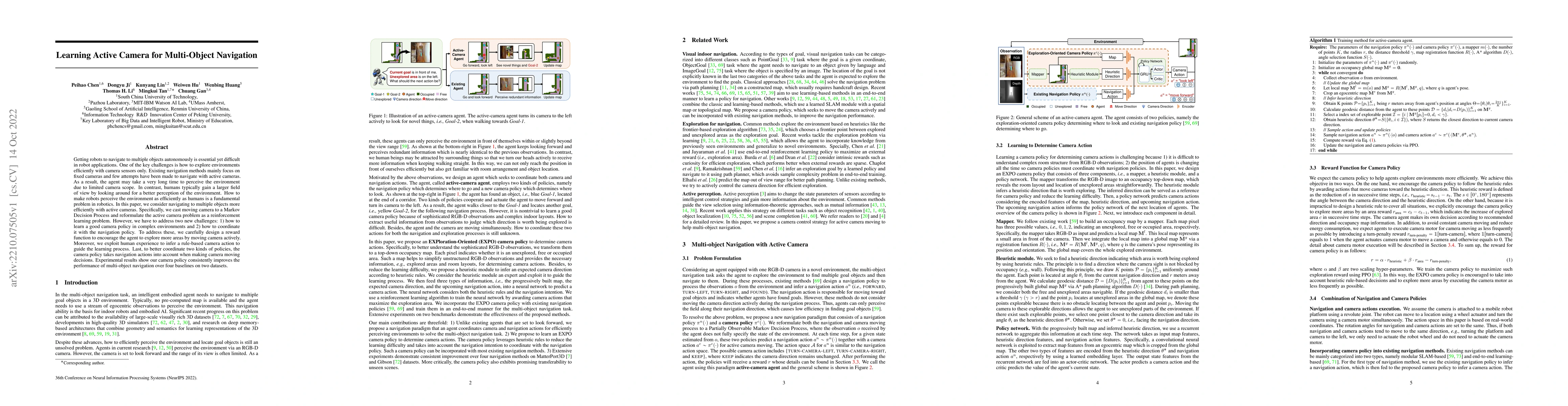 Thumbnail for Learning Active Camera for Multi-Object Navigation