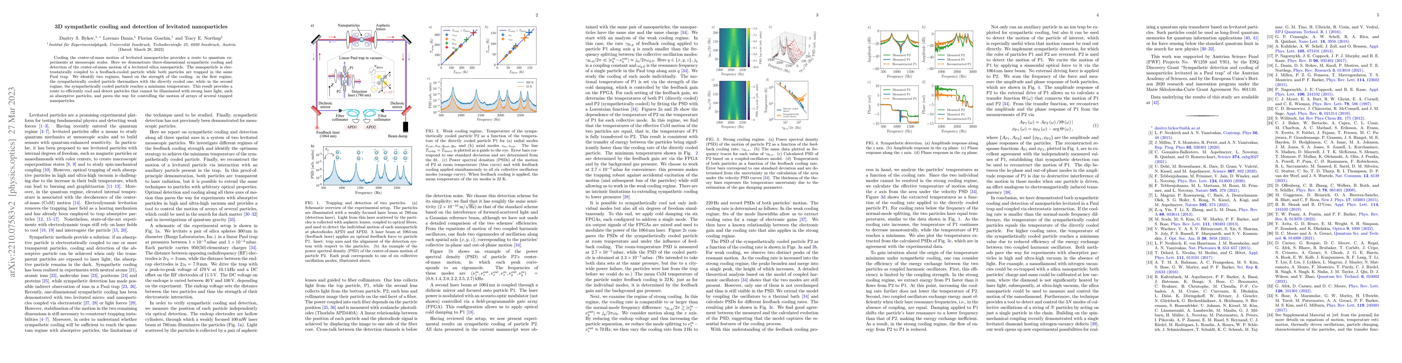 Thumbnail for 3D sympathetic cooling and detection of levitated nanoparticles