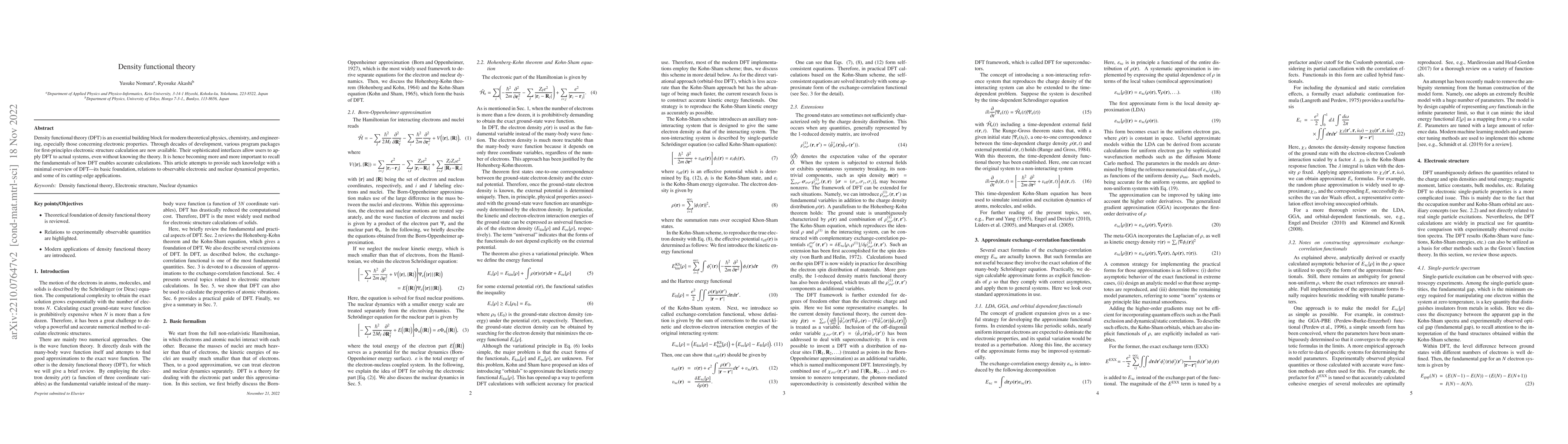 Thumbnail for Density functional theory