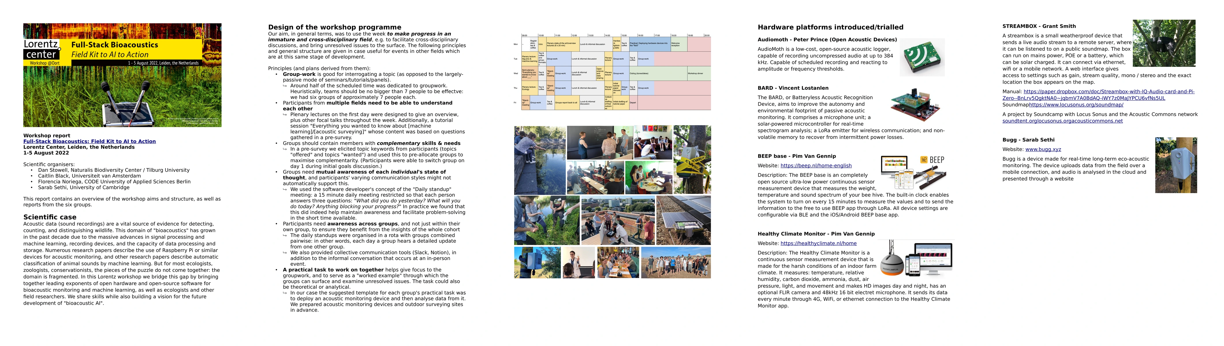 Thumbnail for Full-Stack Bioacoustics: Field Kit to AI to Action (Workshop report)