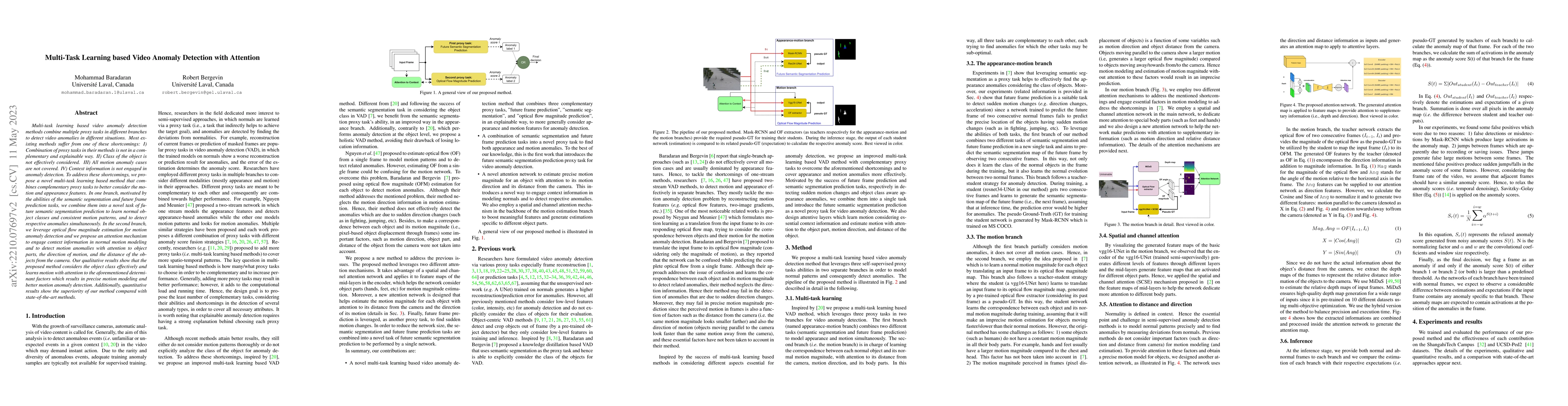Thumbnail for Multi-Task Learning based Video Anomaly Detection with Attention