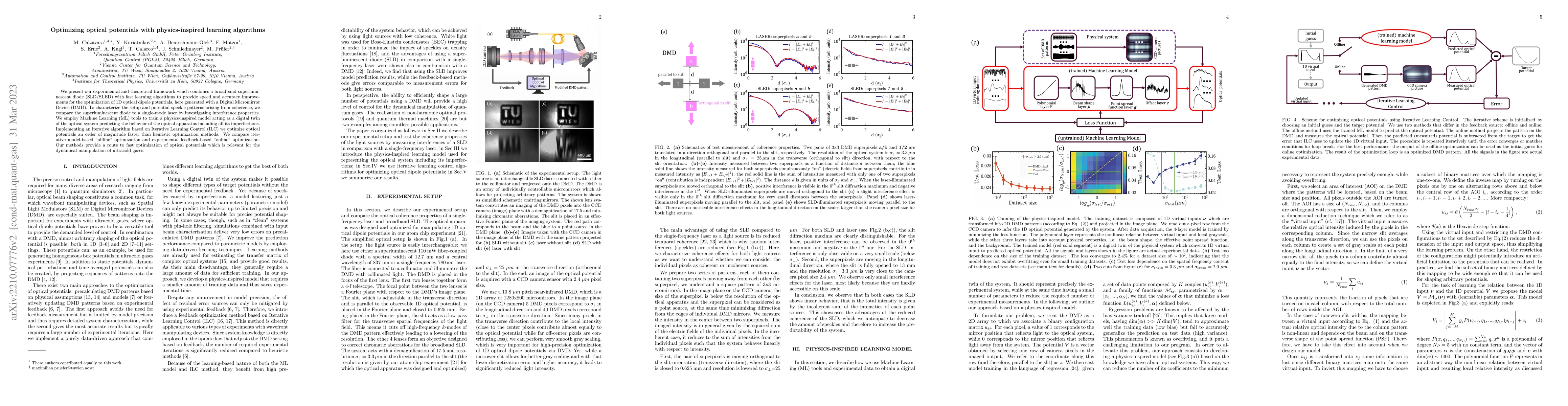 Thumbnail for Optimizing optical potentials with physics-inspired learning algorithms