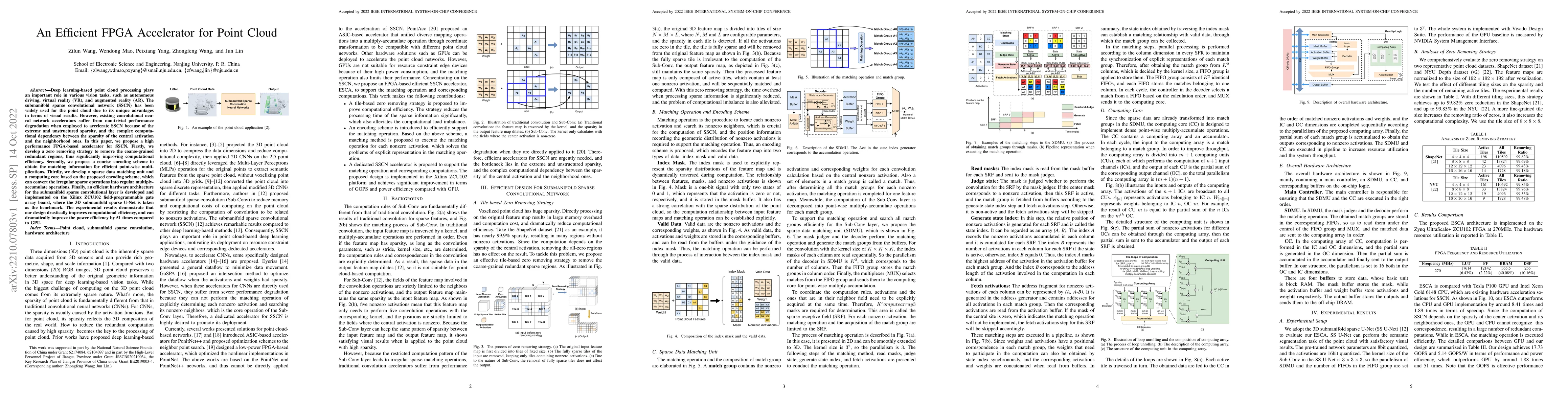 Thumbnail for An Efficient FPGA Accelerator for Point Cloud