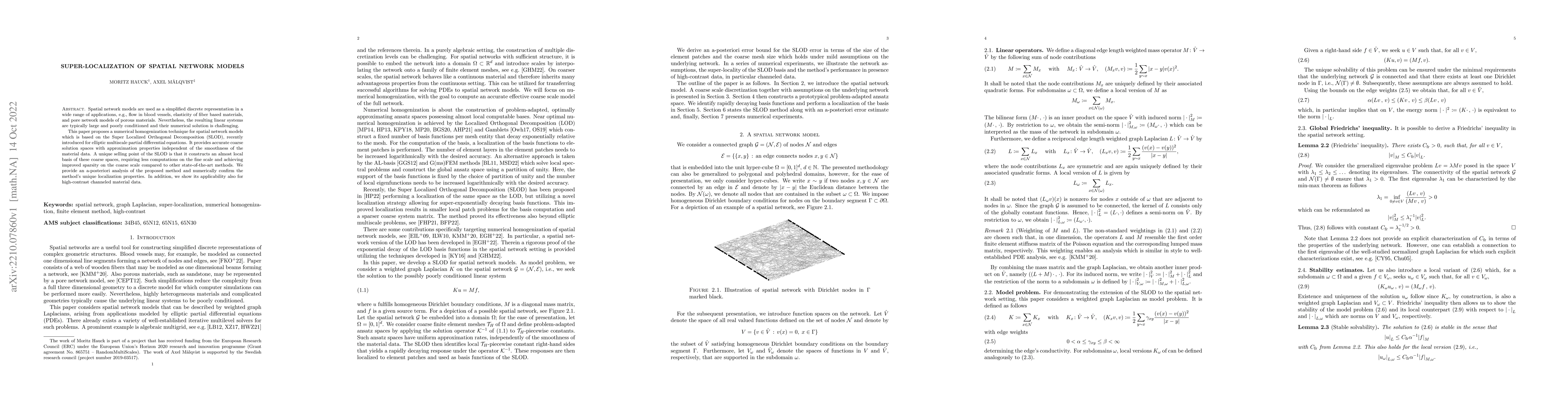 Thumbnail for Super-localization of spatial network models