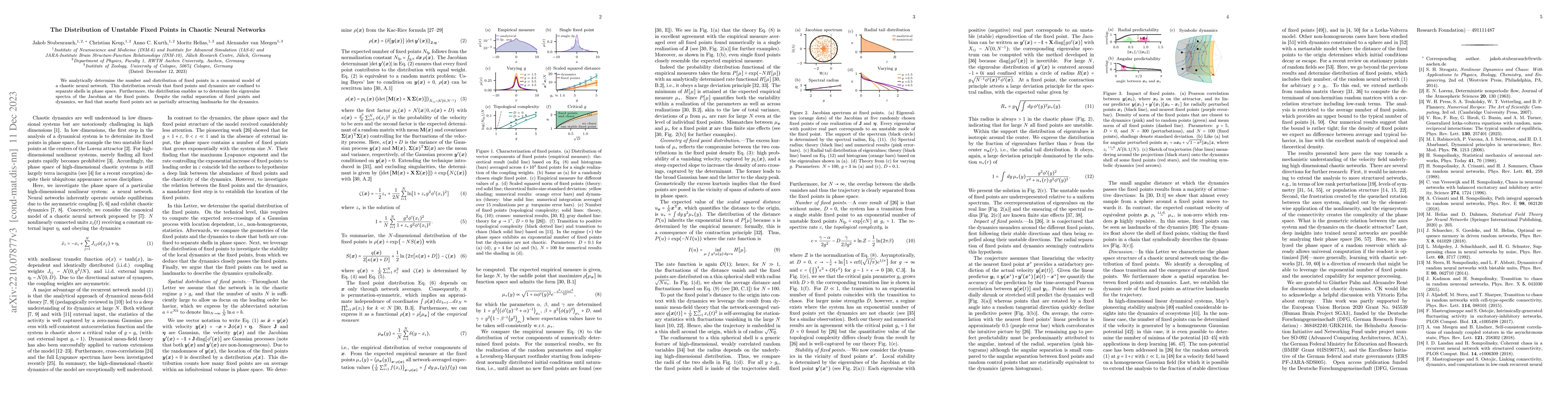 Thumbnail for The Distribution of Unstable Fixed Points in Chaotic Neural Networks