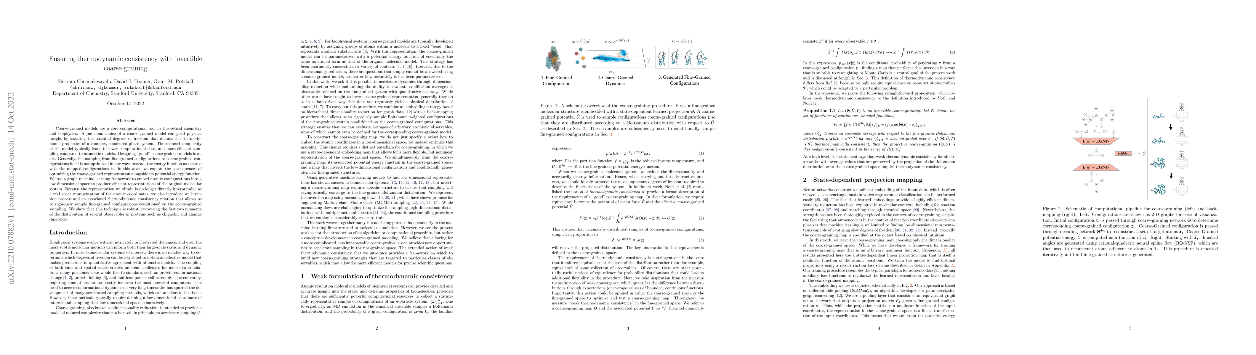 Thumbnail for Ensuring thermodynamic consistency with invertible coarse-graining
