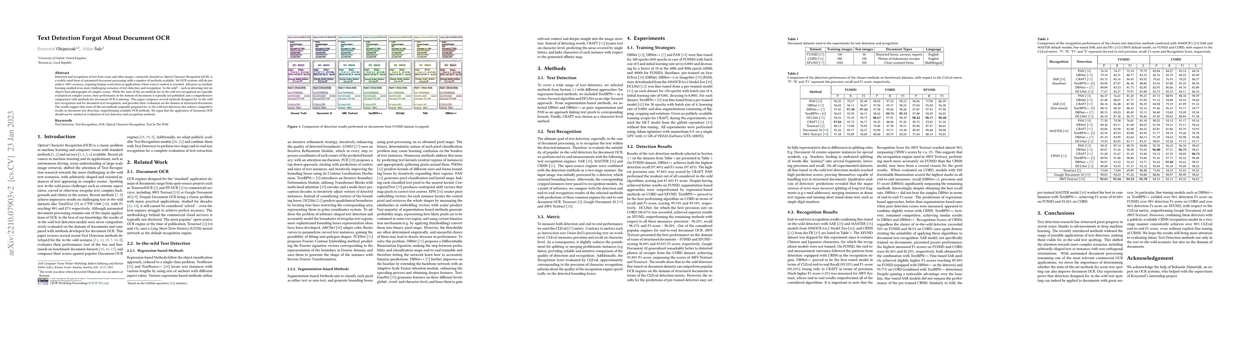 Thumbnail for Text Detection Forgot About Document OCR