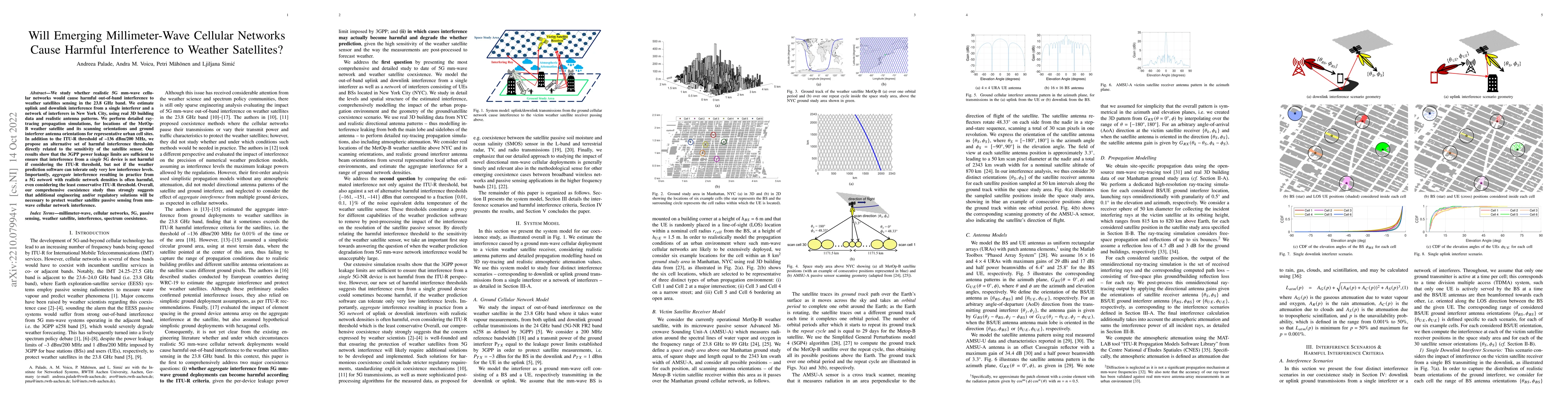Thumbnail for Will Emerging Millimeter-Wave Cellular Networks Cause Harmful
  Interference to Weather Satellites?