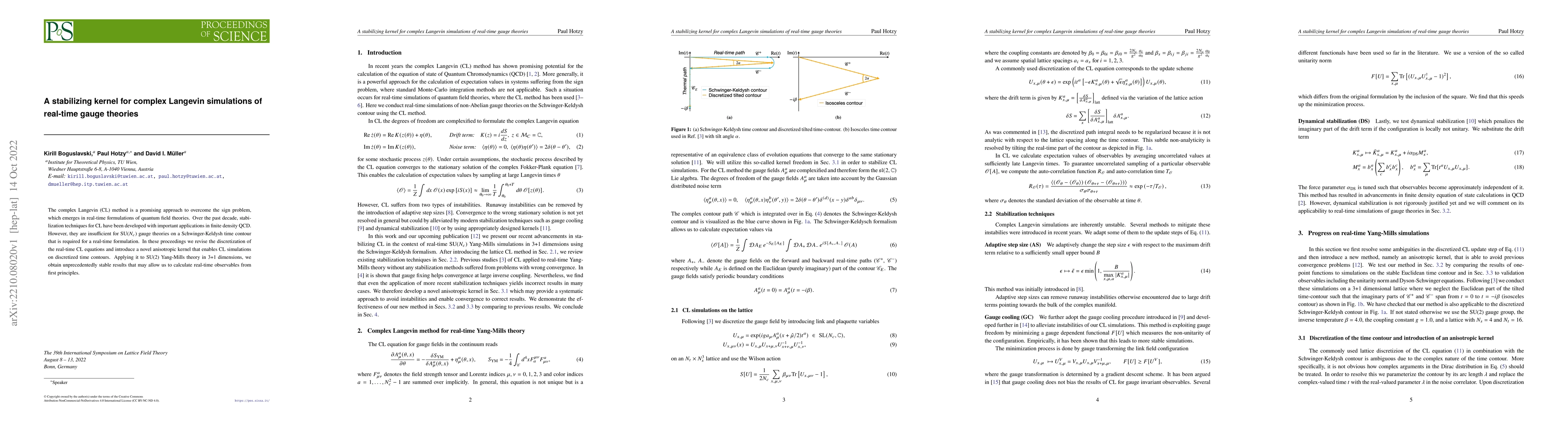 Thumbnail for A stabilizing kernel for complex Langevin simulations of real-time gauge
  theories