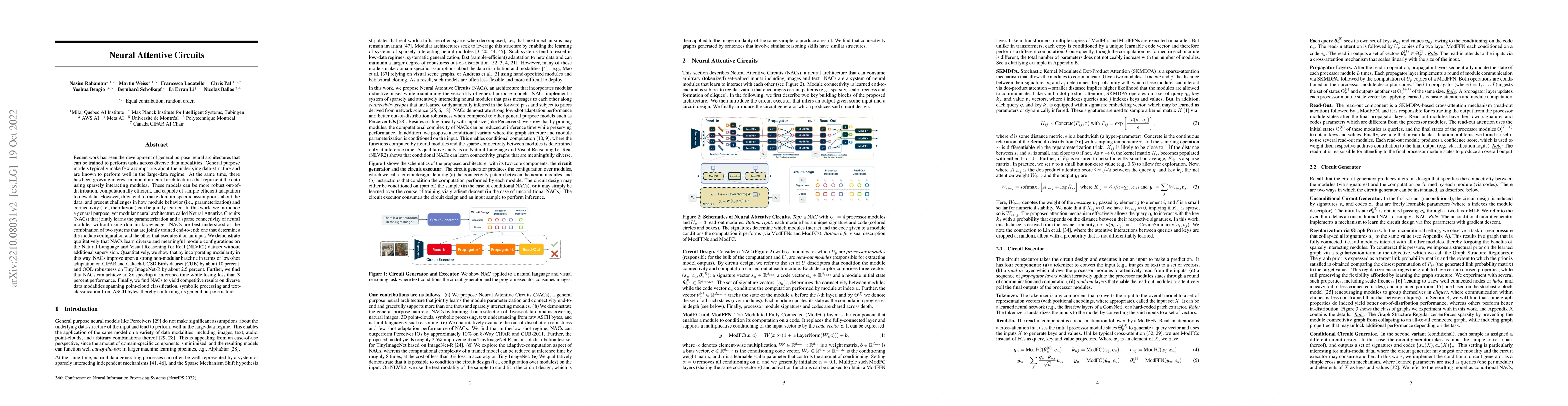 Thumbnail for Neural Attentive Circuits