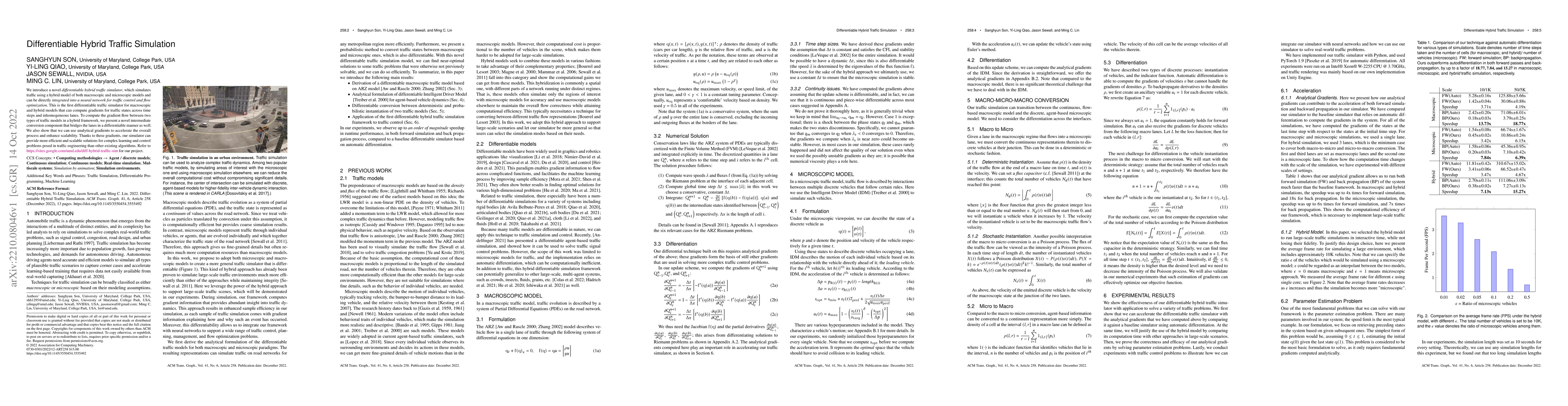Thumbnail for Differentiable Hybrid Traffic Simulation