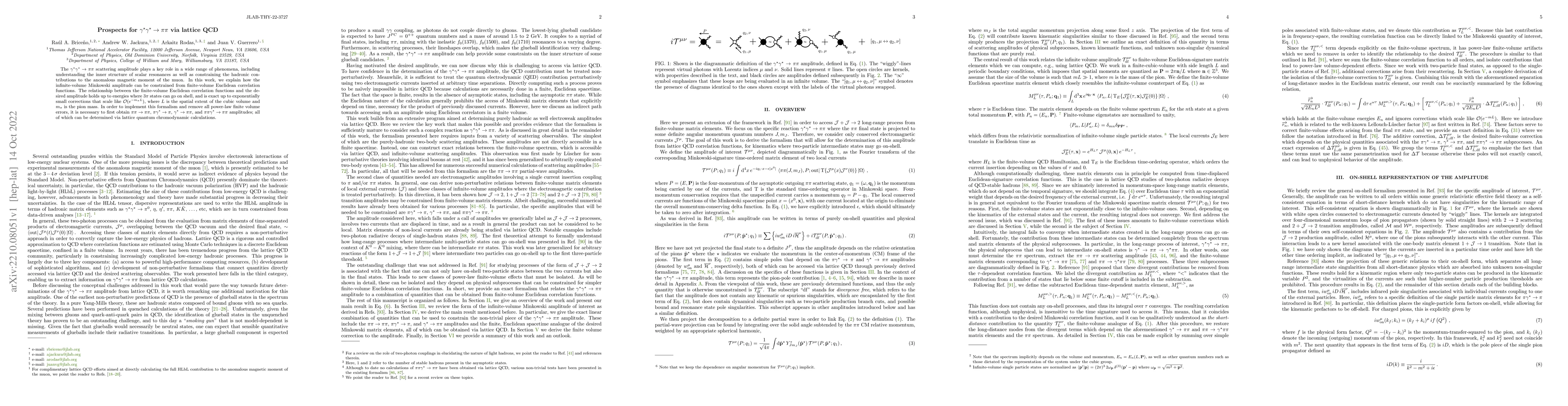 Thumbnail for Prospects for $\gamma^\star \gamma^\star \to \pi \pi$ via lattice QCD