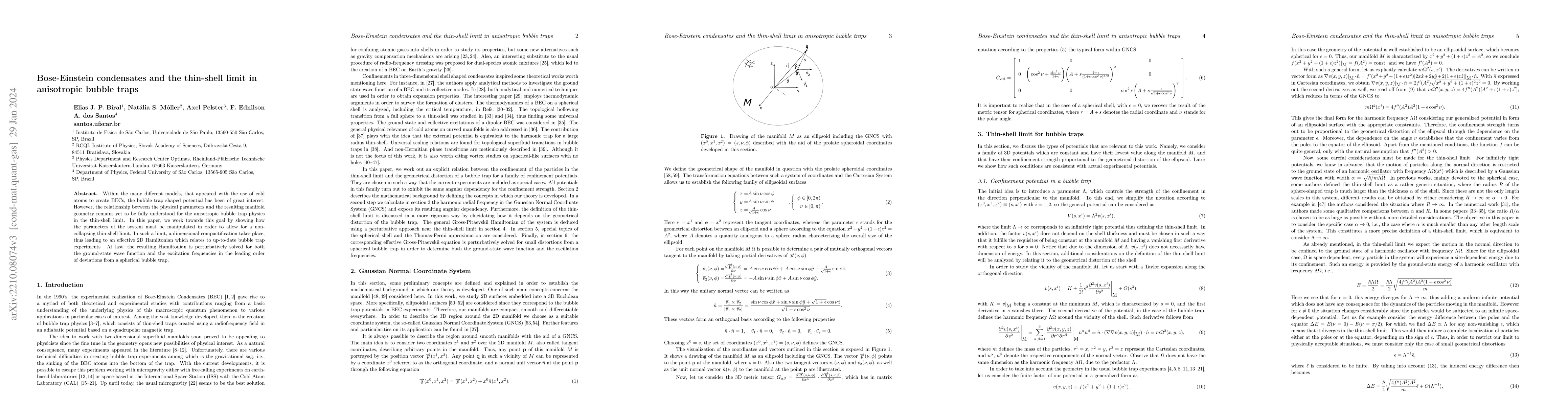 Thumbnail for Bose-Einstein condensates and the thin-shell limit in anisotropic bubble
  traps