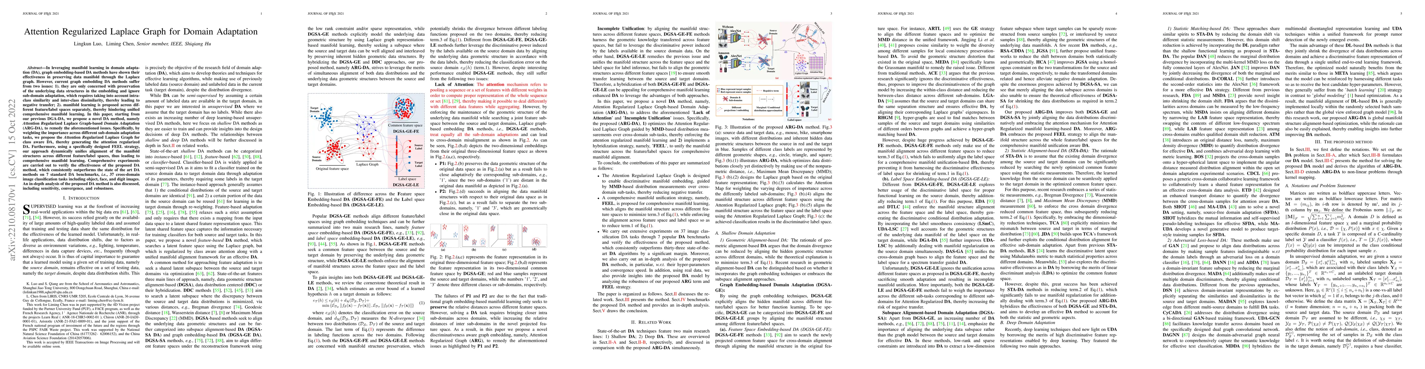Thumbnail for Attention Regularized Laplace Graph for Domain Adaptation