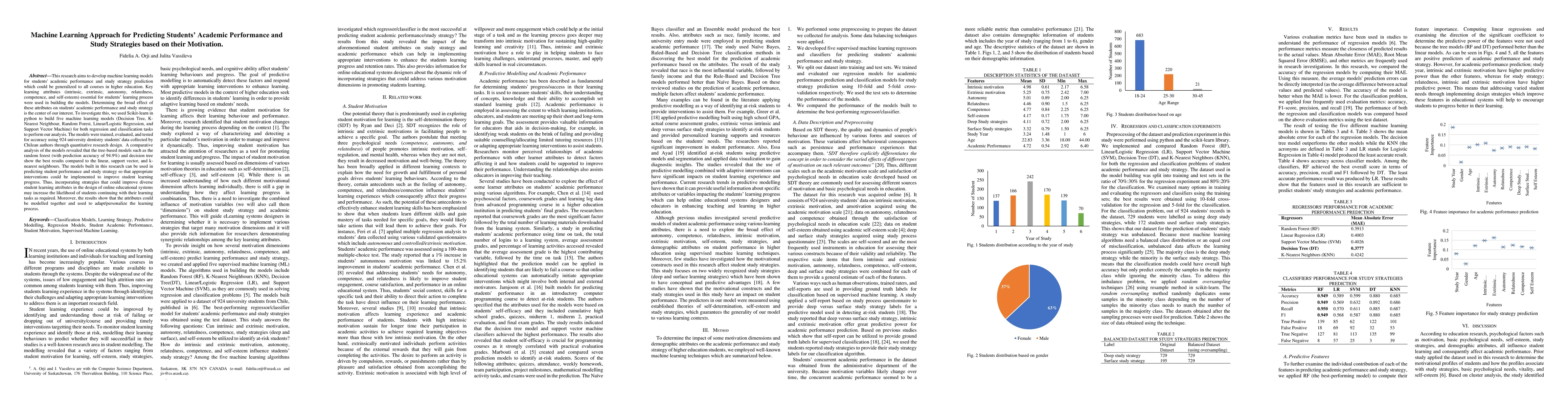 Thumbnail for Machine Learning Approach for Predicting Students Academic Performance
  and Study Strategies based on their Motivation
