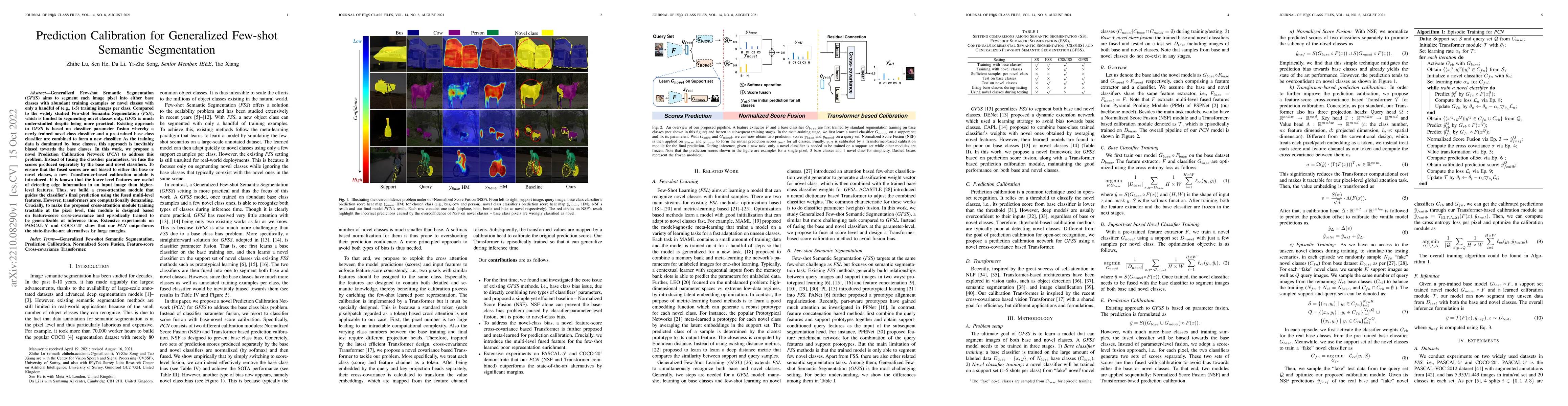 Thumbnail for Prediction Calibration for Generalized Few-shot Semantic Segmentation